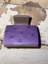Load image into Gallery viewer, Leather or hide on hair claw clip.