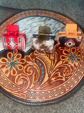 Load image into Gallery viewer, Leather or hide on hair claw clip.