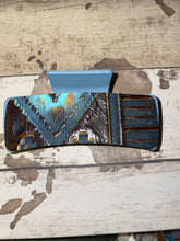 Load image into Gallery viewer, Leather or hide on hair claw clip.