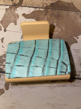 Load image into Gallery viewer, Leather or hide on hair claw clip.