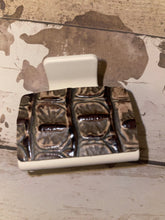 Load image into Gallery viewer, Leather or hide on hair claw clip.