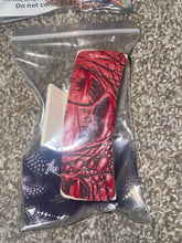 Load image into Gallery viewer, Leather or hide on hair claw clip.