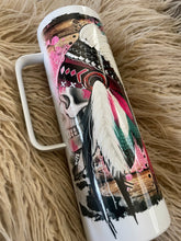 Load image into Gallery viewer, Native Skull Headdress  Tumbler
