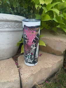 Native Skull Headdress  Tumbler