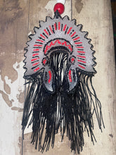 Load image into Gallery viewer, Native headdress freshie with fringe
