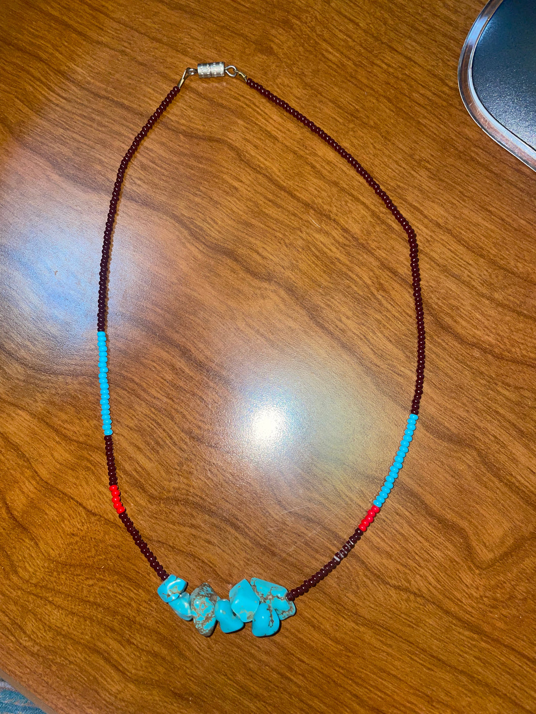 Beaded Turquoise necklace choker