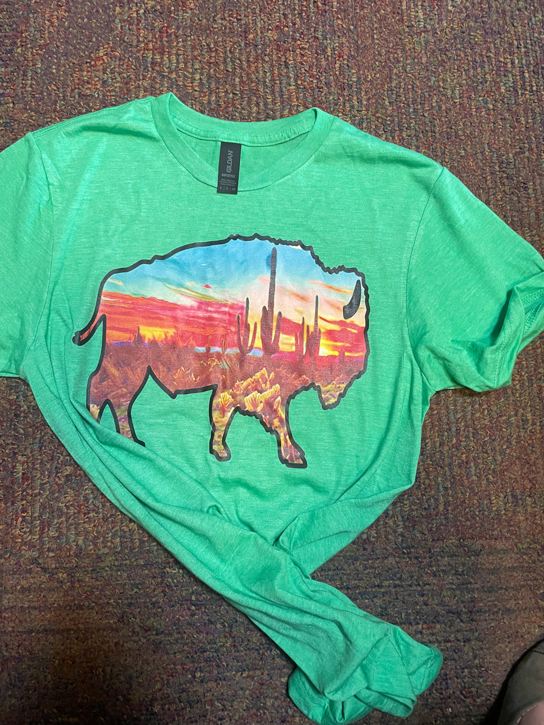 Native Buffalo Sunset Tee