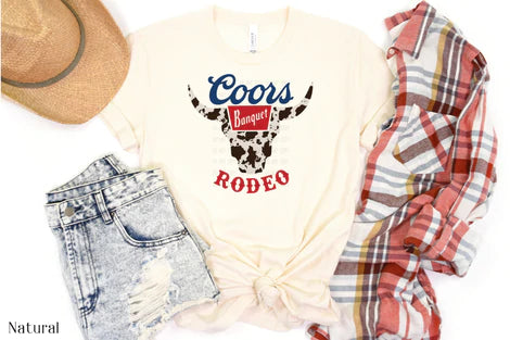 Coors Rodeo Banquet Cowhide