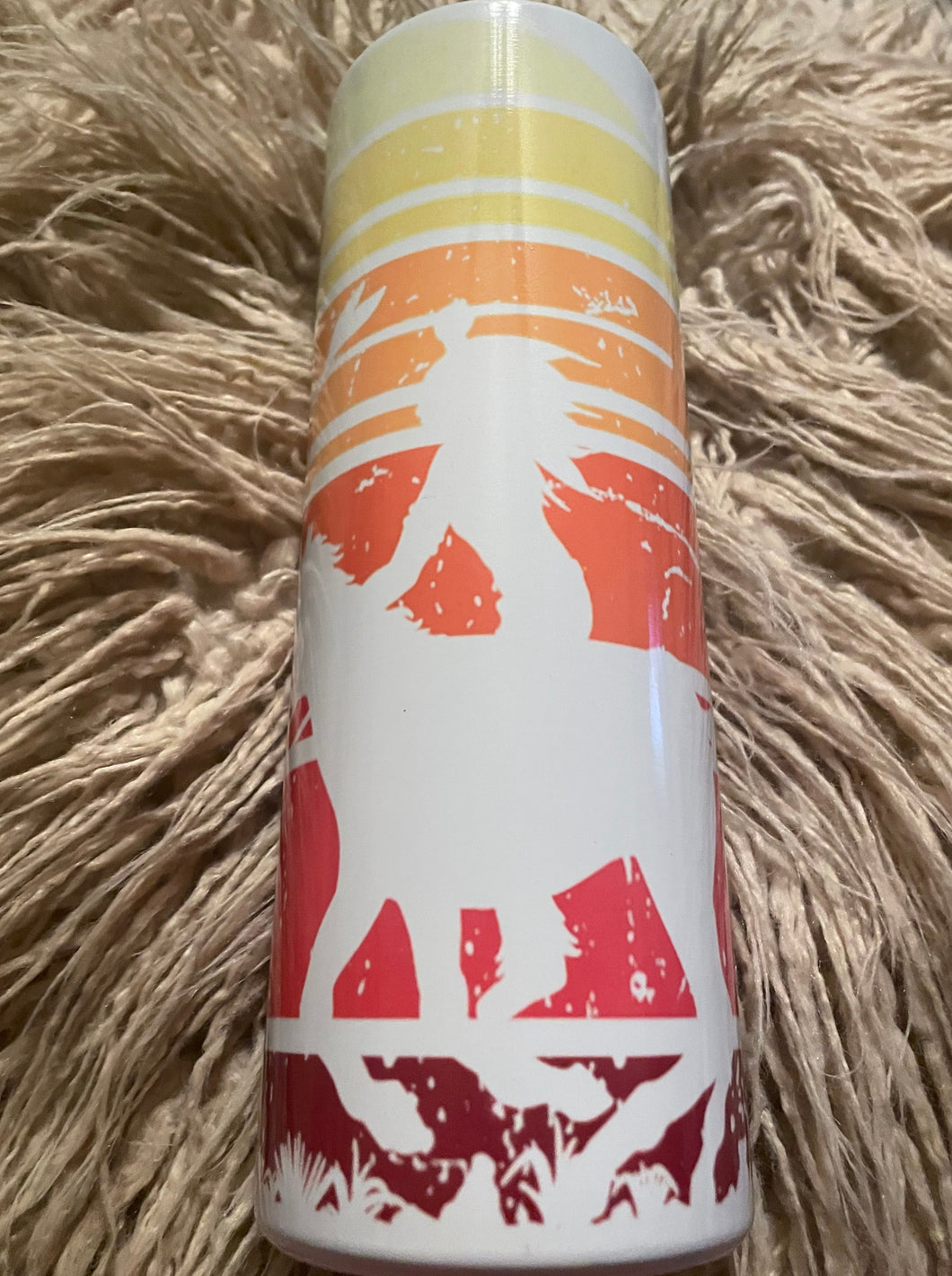 Sunset Warrior Native Print Tumbler