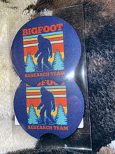 Load image into Gallery viewer, Bigfoot collection. Car cup koozies coasters.
