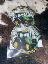 Load image into Gallery viewer, Farm trucks and tractor sets Car cup koozies/coasters
