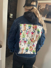 Load image into Gallery viewer, Native flare Aztec Jean jacket.
