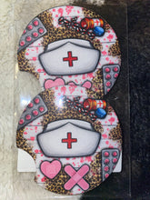 Load image into Gallery viewer, Nurse dentist collection. Car cup koozies coasters.
