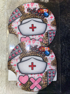 Nurse dentist collection. Car cup koozies coasters.