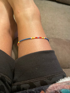 Native beaded ankle bracelets