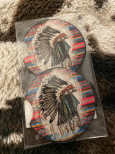 Load image into Gallery viewer, Buffalo Aztec Native Car cup koozies
